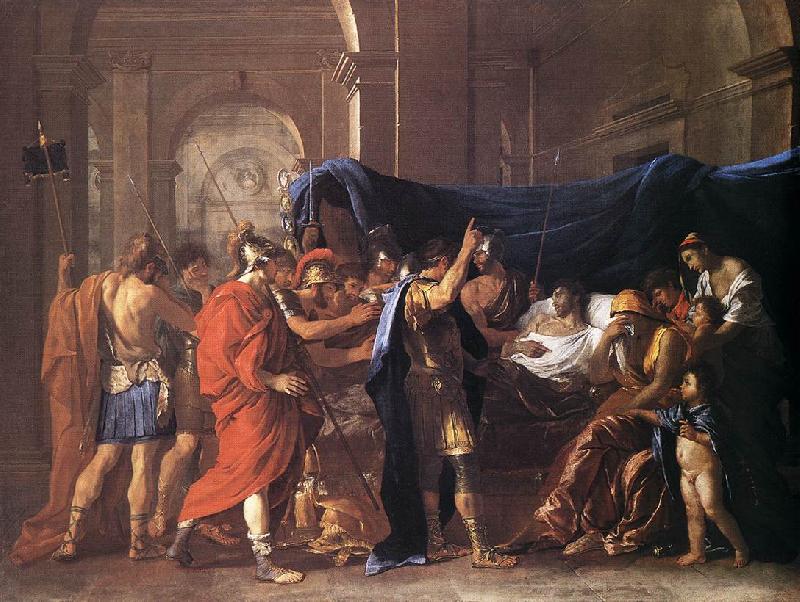 Nicolas Poussin Death of Germanicus 1627 Oil on canvas France oil painting art